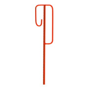 Moravia Support de fixation rouge laqué 12/1250
