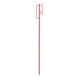 Moravia Support de fixation rouge laqué 12/1250-1
