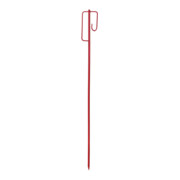 Moravia Support de fixation rouge laqué 12/1250