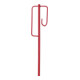 Moravia Support de fixation rouge laqué 12/1250