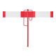 Moravia Support de fixation rouge laqué 12/1250