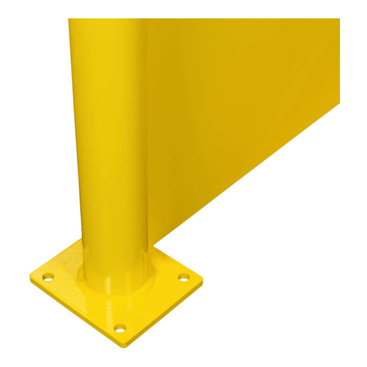 Moravia Support de protection contre les chocs Black Bull avec protection anti-encastrement pour l'intérieur 600 x 1000 mm
