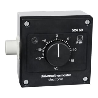 Moravia Thermostat étanche IP 54 avec échelle extérieure