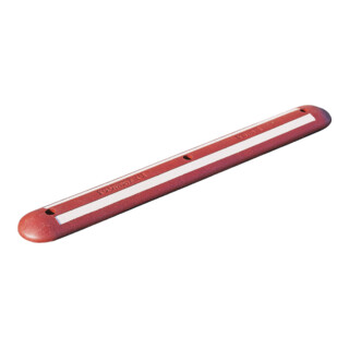 Moravia Trennbalken rot weiß reflektierend 1200 x 150 x 45 mm + Dübelmaterial