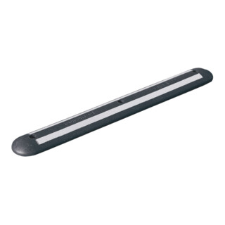 Moravia Trennbalken schwarz weiß reflektierend 1200 x 150 x 45 mm + Dübelmaterial