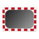 Moravia Verkehrsspiegel aus Sekuritglas 400 x 600 mm mit Heizung + 76er Schelle