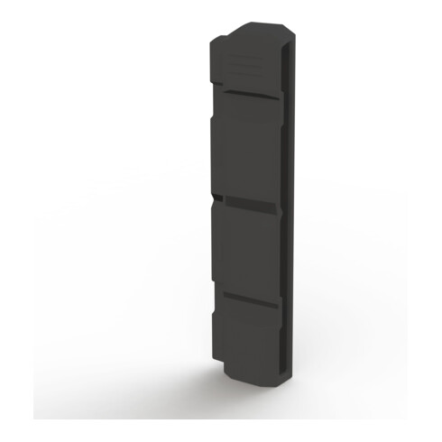 Moravia Verlängerungselement f/Säulenschutz,  aus Kunststoff, schwarz