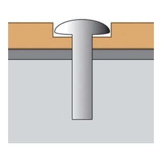 MORAVIA Vis 6,5 x 45 mm pour miroir de surveillance