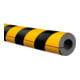 MORAVIA Vollrohrschutz Kreis 35/75 PU gelb/schwarz 1000mm