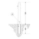 MORAVIA Wappen-Poller H 925 mm Stahlkern DB 703 anthrazit matt