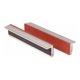 Mordaches en aluminium aimantées pour étaux avec un côté avec caoutchouc, 120 mm