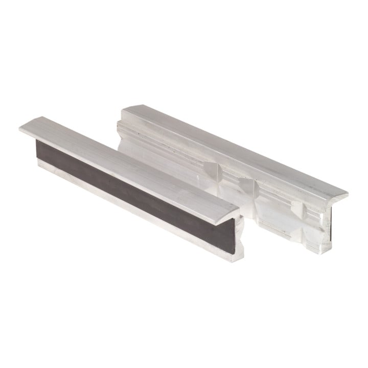 Mordaches en aluminium aimantées pour étaux pour pcs trapèzoïdales,100mm