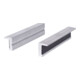 Mordaches en aluminium aimantées pour étaux, structure fine,140mm