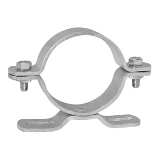 MORION Colliers de serrage 76/50-90 mm galvanisés à chaud avec vis galvanisées