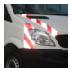 MORION Marquage de sécurité DIN 30 710 Pack d’application 282 mm x 9 m bidirectionnel gauche et droite