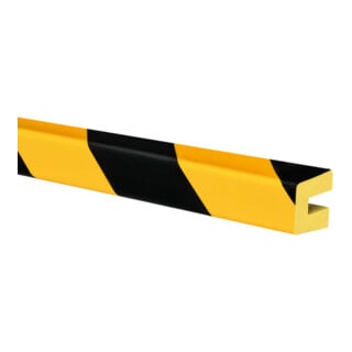 MORION Protection anti-chocs rectangulaire 25 x 30 x 8 mm jaune/noir 1000 mm à emboîter