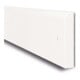 MORION Protection anti-rayures Type A polyéthylène blanc 2060 × 150 × 10 mm pré-percé