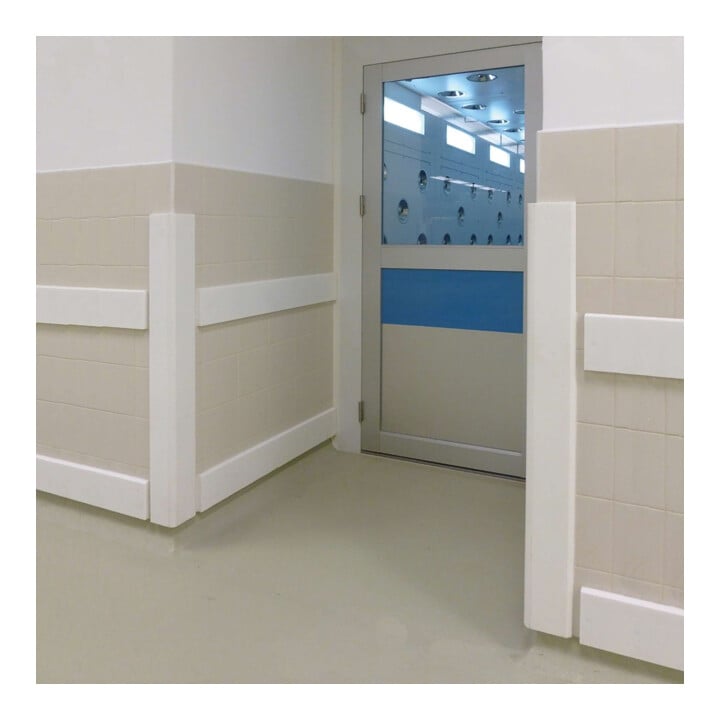 MORION Protection anti-rayures Type A Polyéthylène blanc 2060 x 150 x 20 mm pré-percé