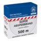 MORION Ruban de signalisation 500 m rouge-blanc certifié Blauer Engel en polyéthylène recyclé