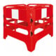 MORION Schachtschutzgitter 1.000 x 1.000 x 1.000mm rot-weiß reflektierend Typ 1