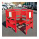MORION Schachtschutzgitter 1.000 x 1.000 x 1.000mm rot-weiß reflektierend Typ 1