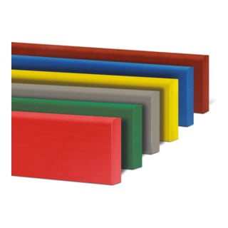 MORION Schrammschutz Typ A Polyethylen anthrazit-grau 2060 x 200 x 10mm vorgebohrt mit Stopfen