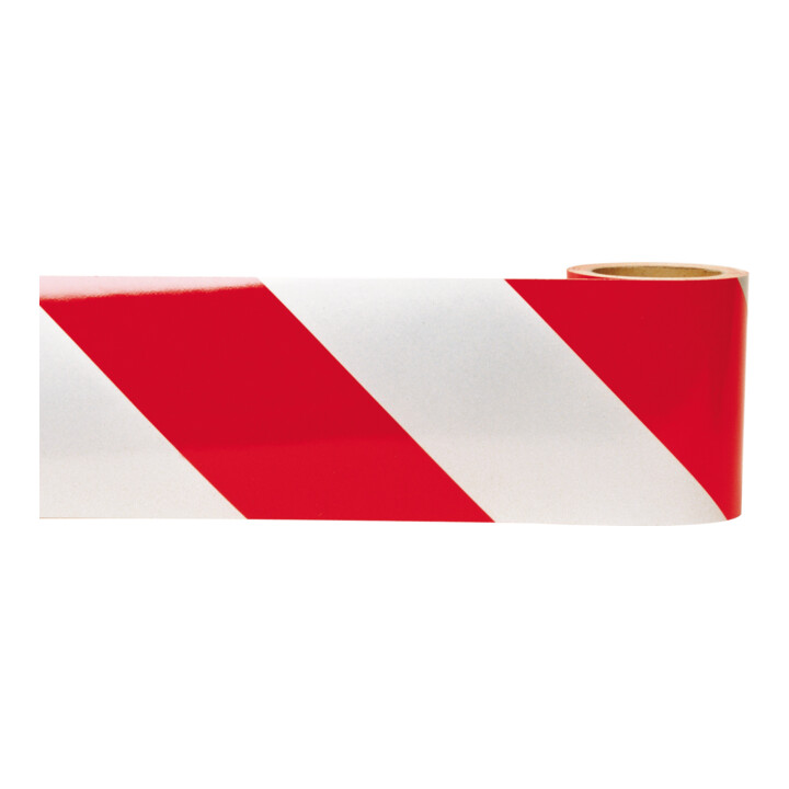 MORION Warnmarkierung DIN 30 710 linksweisend 141mm x 45,7m Rolle
