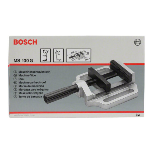 Bosch Morsa a macchina MS 100 G 135mm 100mm 100mm