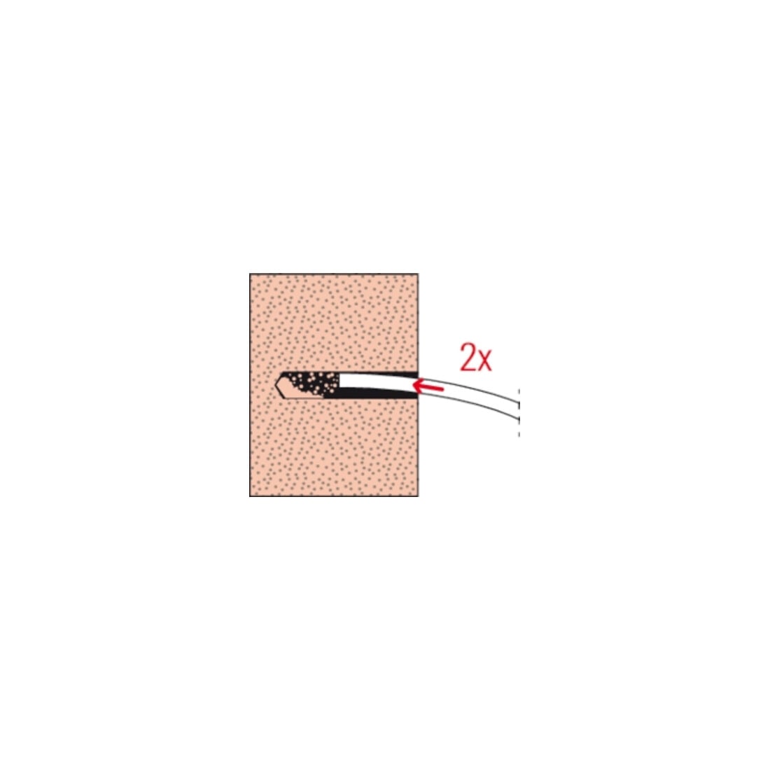 mortier d'assemblage fischer 300 T 1 cartouche/2 mélangeur statique S