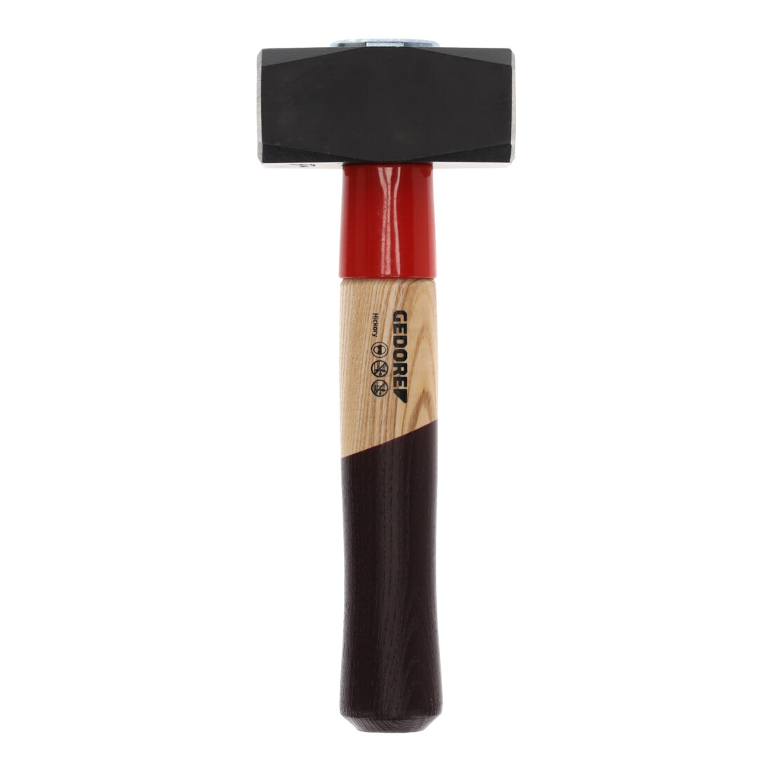 Marteau Gedore avec manche en hickory et douille de protection en acier