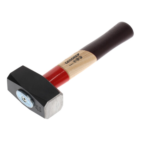 Marteau Gedore avec manche en hickory et douille de protection en acier