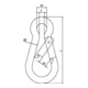 Mousqueton DIN 5299, forme C L. 100 mm épaisseur du fil 10 mm cap.charge 350 kg-4