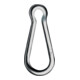 Mousqueton DIN 5299, forme C L. 60 mm épaisseur du fil 6 mm cap.charge 120 kg ga-1