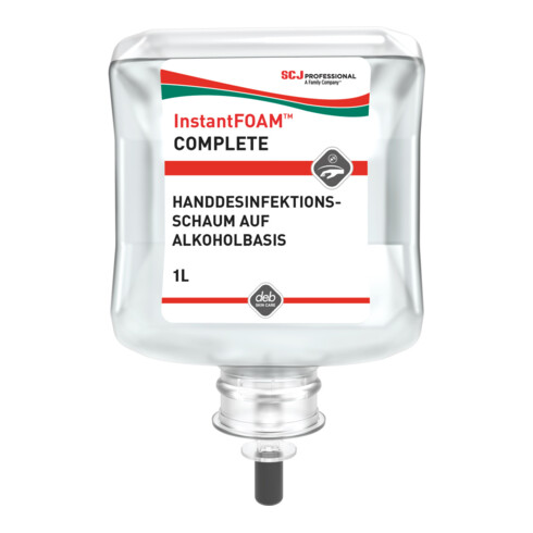 Mousse désinfectante pour les mains Deb InstantFOAM Complete cartouche 1l