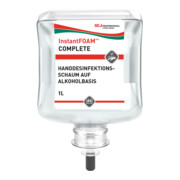 Mousse désinfectante pour les mains Deb InstantFOAM Complete cartouche 1l