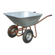 müba Brouette à deux roues 150 L avec 2 pneus gonflables