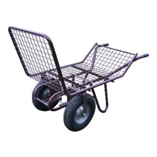 müba Chariot polyvalent avec plateau grillagé et 2 roues