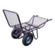 müba Chariot polyvalent avec plateau grillagé et 2 roues-1