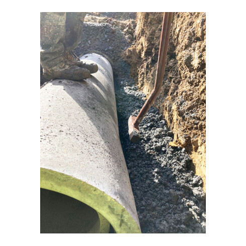 müba Compacteur pour lit de canalisation acier 4,5 kg H 120 cm