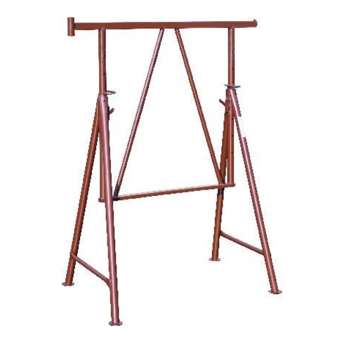 müba Échafaudage chevalet peint L 1,20m H 0,75-1,30m
