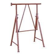 müba Échafaudage chevalet peint L 1,20m H 0,75-1,30m-3
