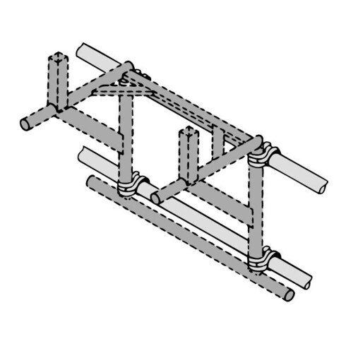 müba Fixation d’échafaudage pour structure porteuse