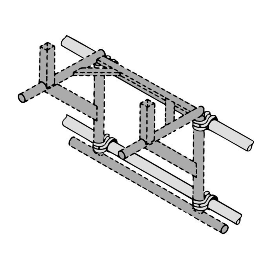 müba Fixation d’échafaudage pour structure porteuse