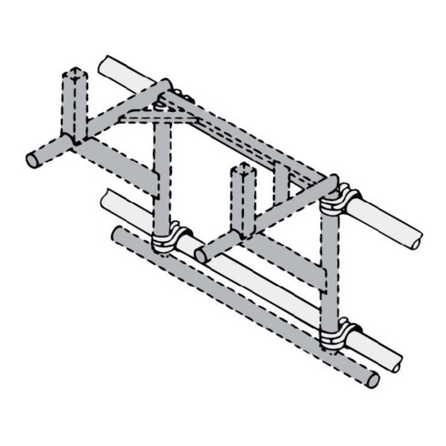 müba Fixation d’échafaudage pour structure porteuse
