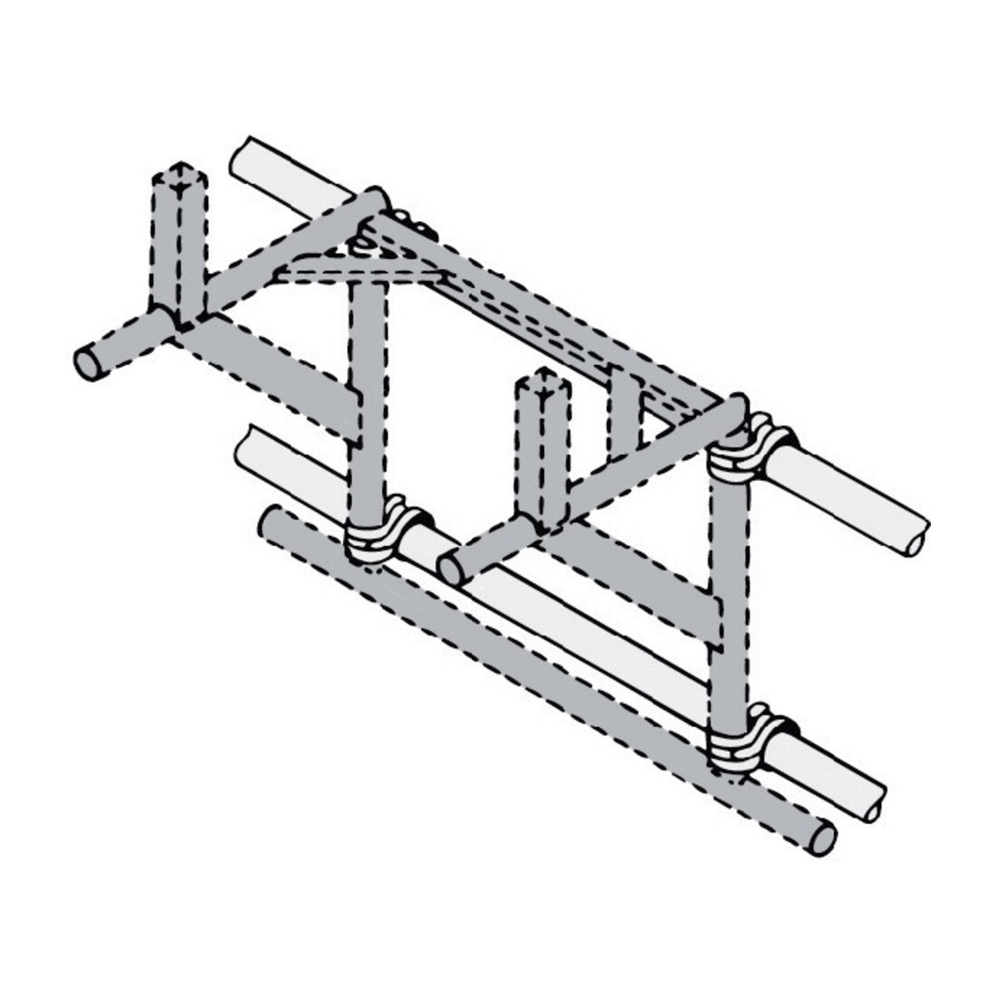 müba Fixation d’échafaudage pour structure porteuse