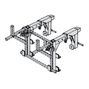 müba Support de parapet pour châssis porteur-4