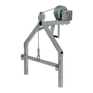 müba Handwinde mit Gestell 20mtr. Seillänge