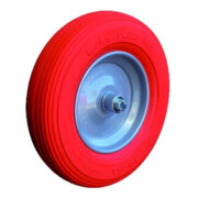 müba Polymeres Rad m.Achse u.Kugell.D.400mm Radbreite 100mm