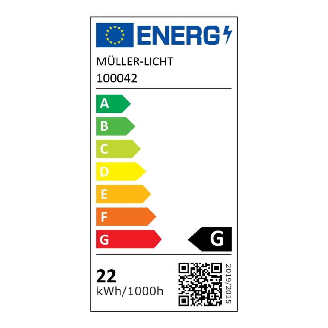 MÜLLER LICHT T8 Leuchtstofflampen 18W G13 1350lm 840 60cm