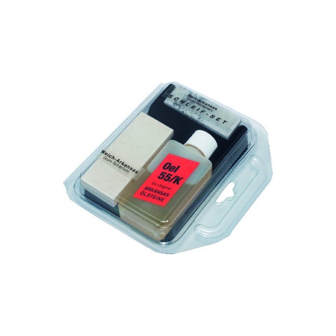 Müller Schleifset Hart-Arkansas 3tlg. Plastikbox